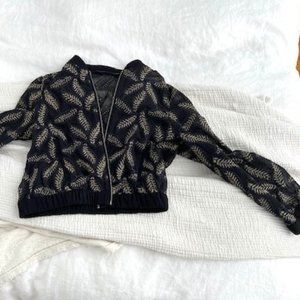 2014 Zara Sparkle Crop Jacket